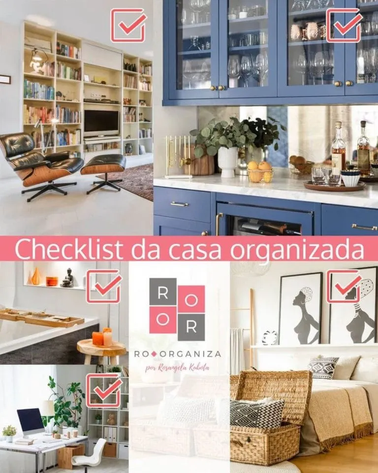 Checklist da casa organizada