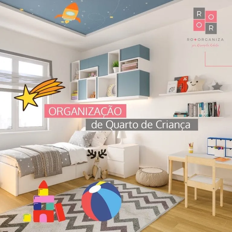 Organização de quarto de crianças