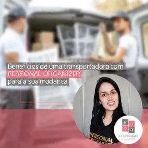 transportadora com personal organizer